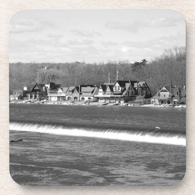 Porta-copo Boathouse Row Winter b/w (Frente)