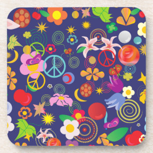 Porta-copo Boho floral