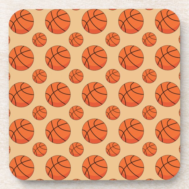 Porta-copo Bola de Basquete de Cartoon (Frente)