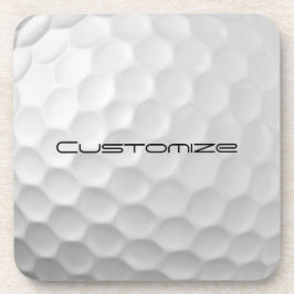 Porta-copo Bola de Golfe com Texto Personalizado
