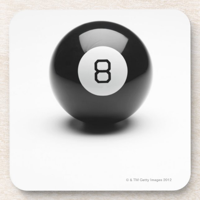 Porta-copo Bola oito (Frente)