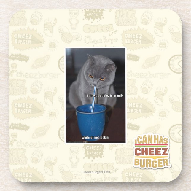 Porta-copo Bolhas dos sopros no leite do ur (Frente)