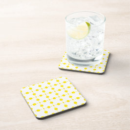 Porta-copo Bolinhas amarelas, padrão de Bolinhas, pontos, pon