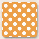 Porta-copo Bolinhas brancas em âmbar<br><div class="desc">Bolinhas brancas em âmbar</div>