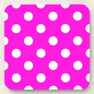 Porta-copo Bolinhas magenta #FF00DC