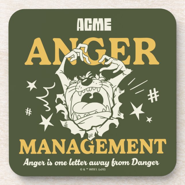 Porta-copo BOLSAS DE CARRO™ |TAZ™ ACME Anger Management (Frente)