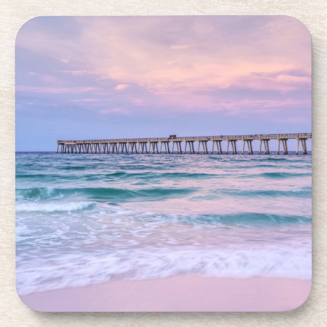 Porta-copo Bom dia Navarre Beach Pier (Frente)