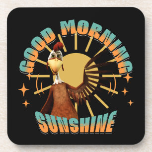 Porta-copo Bom dia Sunshine Engraçado Rooster