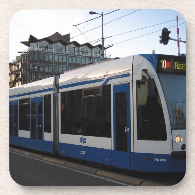 Porta-copo Bonde Amsterdão (Frente)
