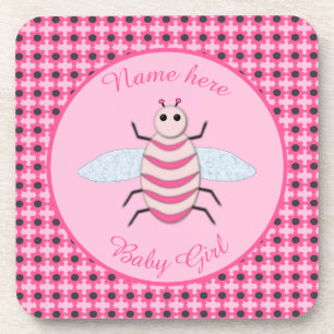 Porta-copo Bonito Bebê Rosa Personalizada