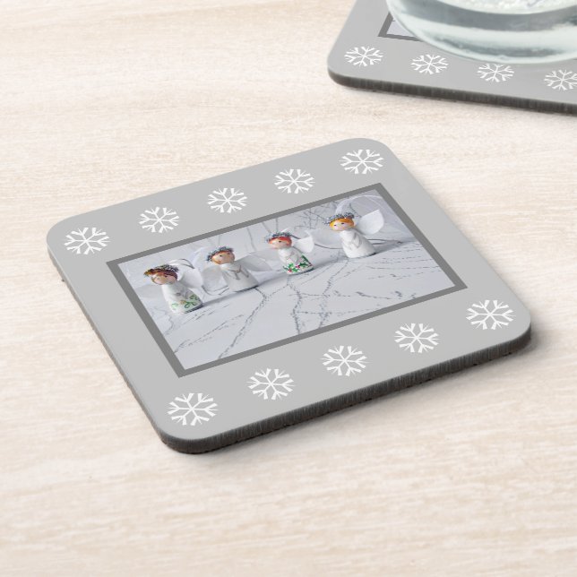 Porta-copo Bonitos Anjos de Natal (Left Side)