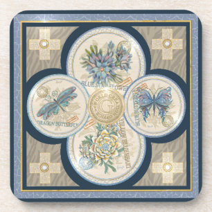 Porta-copo Borboleta do gabinete de criação G