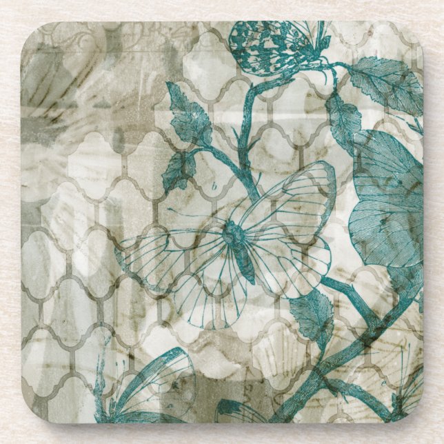 Porta-copo Borboletas árabes VI (Frente)