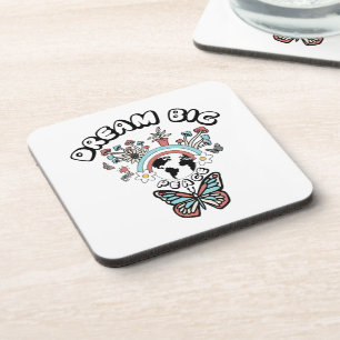 Porta-copo Borboletas e Cogumelos Sonham Grande inspo positiv