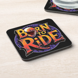 Porta-copo Born to Ride hard plastic coaster