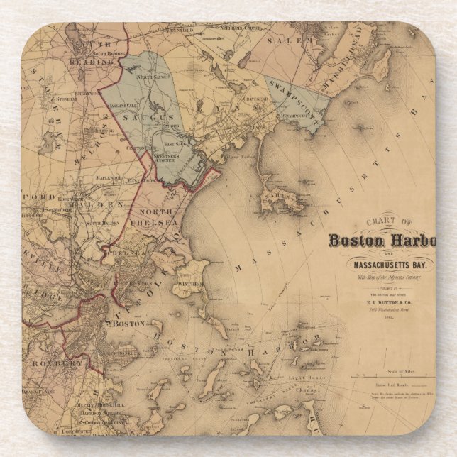 Porta-copo Boston 1861 (Frente)