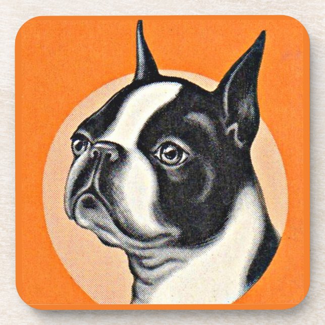 Porta-copo Boston terrier (Frente)
