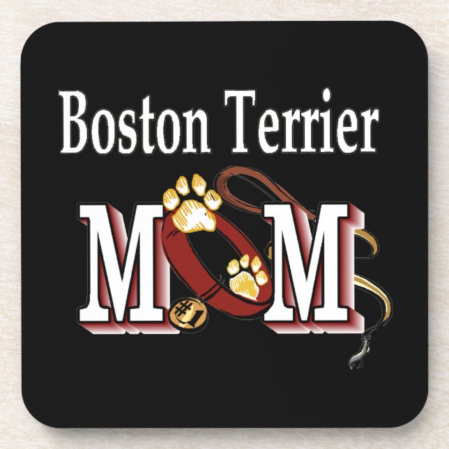 Porta-copo Boston Terrier Dog MOM (Frente)