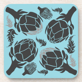 Porta-copo Botanical Artichoke Art Home Decor