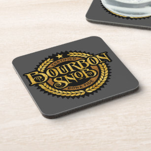 Porta-copo Bourbon Snob - bebida engraçada de uísque