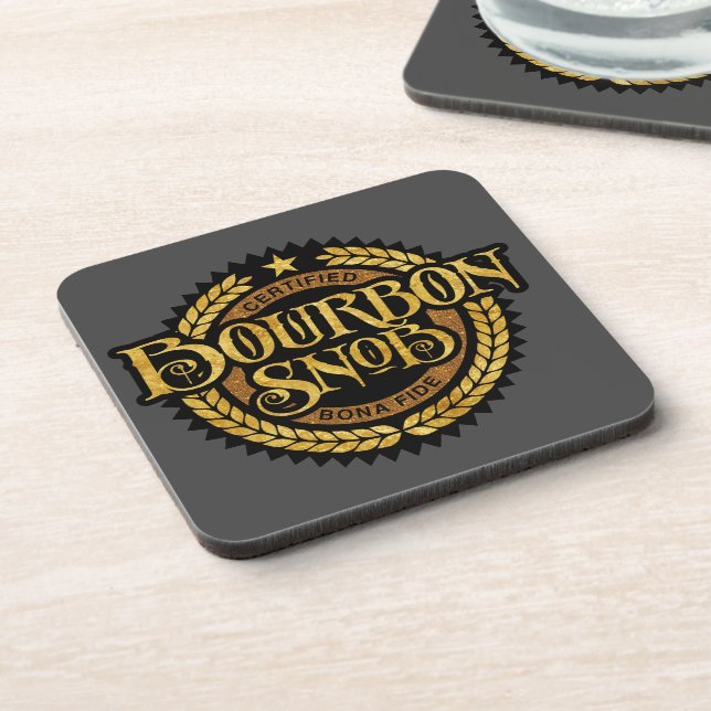 Porta-copo Bourbon Snob - bebida engraçada de uísque (Left Side)