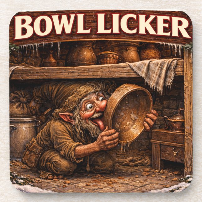 Porta-copo Bowl Licker Icelandic Yule Lad (Frente)