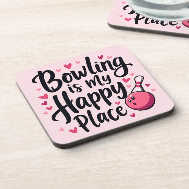 Porta-copo Bowling Lover Cute Retro Aesthetic Sports Design (Left Side)