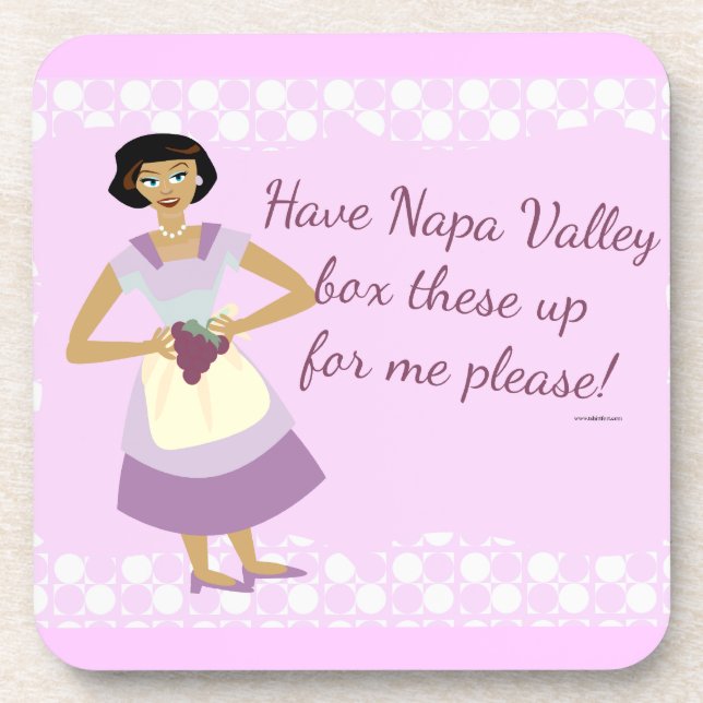 Porta-copo Box Estas Uvas Engraçadas Kitsch Arte Familiar (Frente)