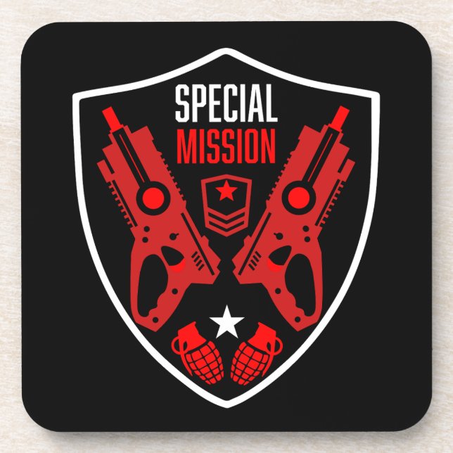 Porta-copo Boys Toy Dart Gun Batalha (Frente)