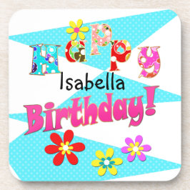 Porta-copo Brancos brancos, cor-de-rosa, brilhantes, flores,