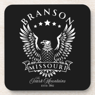 Porta-copo Branson Montanhas Ozark Missouri Águia Vintage