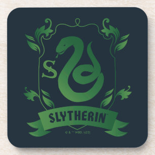 Porta-copo Brasão da Casa SLYTHERIN™ Ornamentado