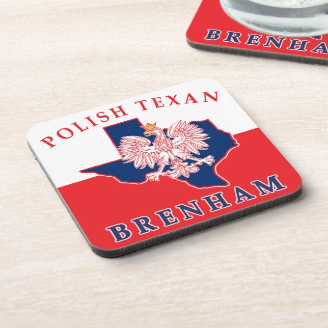 Porta-copo Brenham polonês Texan (Left Side)