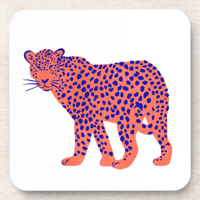 Porta-copo Bright Leopardo (Frente)