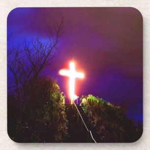 Porta-copo Brilhante À Noite Deus Adora