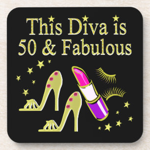 PORTA-COPO BRILHO DOURADO 50º ANIVERSÁRIO DIVA DESIGN