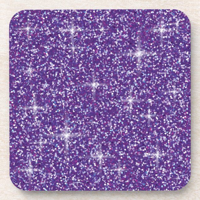 Porta-copo Brilho iridescente roxo (Frente)