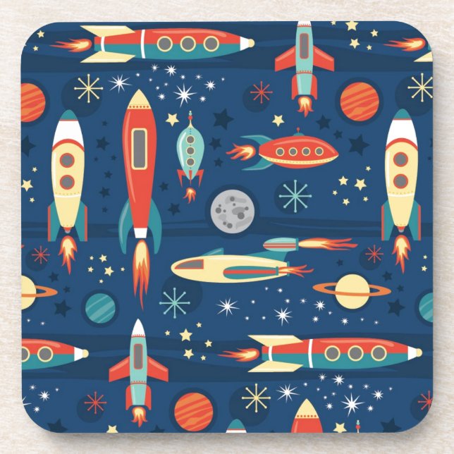 Porta-copo Brinquedo Rockets do vintage (Frente)