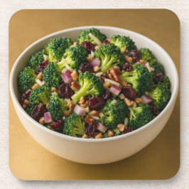 Porta-copo Broccoli Nuts Salad Coaster Set