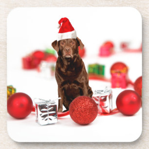 Porta-copo Brown Labrador Cachorro Natal w presentes Papai No