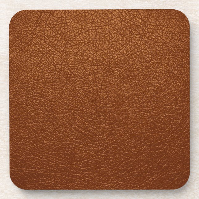 Porta-copo Brown Leather (Frente)