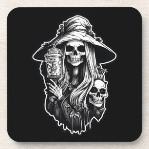 Porta-copo Bruxa com a lanterna Halloween