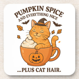 Porta-copo Bruxa Ginger Cat - Design de Halloween Bonito com