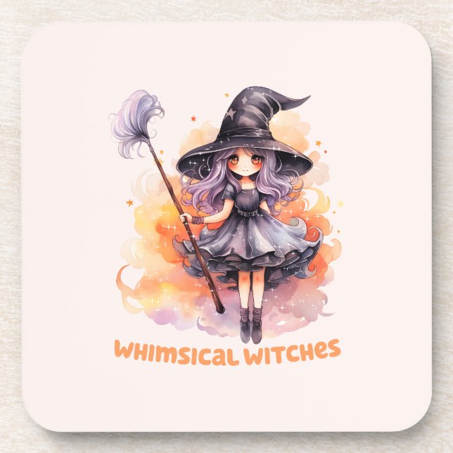 Porta-copo Bruxas Whimsical (Frente)