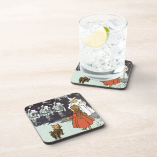 Porta-copo Bruxo Vintage Dorothy Toto Glinda Munchkins Oz