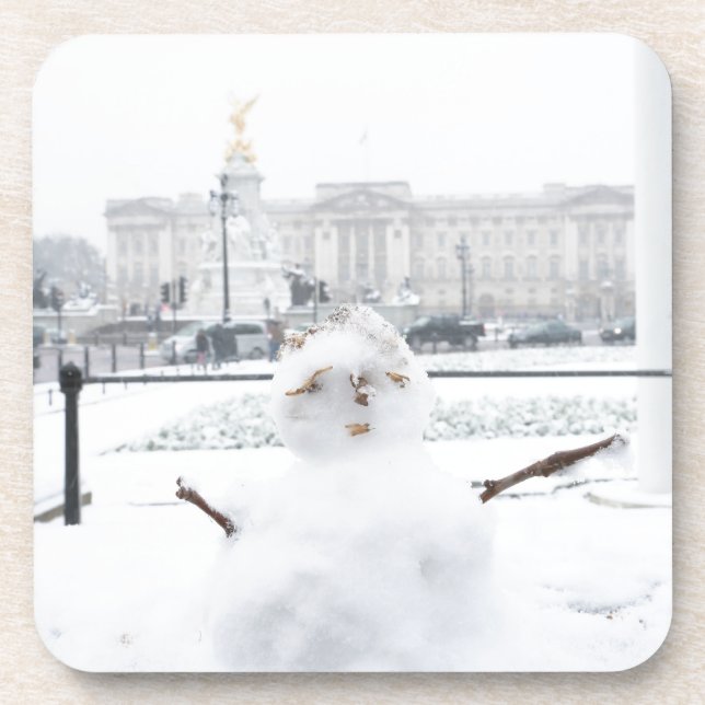 Porta-copo Buckingham Palace Snowman London (Frente)