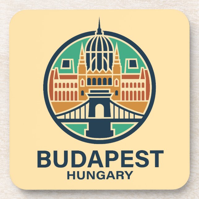 Porta-copo Budapeste Hungria Europa (Frente)