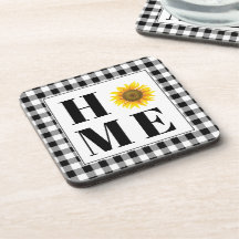 Buffalo cheque girassol "Casa"