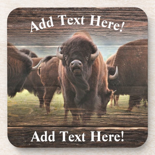 Porta-copo Buffalo Herd (Frente)