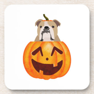 Porta-copo Buldogue Pumpkin